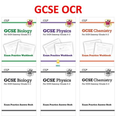GCSE OCR Gateway Biology Physics Chemistry Exam Practice Workbook & Answer Book