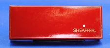 SHEAFFER ELECTROPLATED 23K LIFETIME FOUNTAIN PEN ORIGINAL BOX WRITES WELL