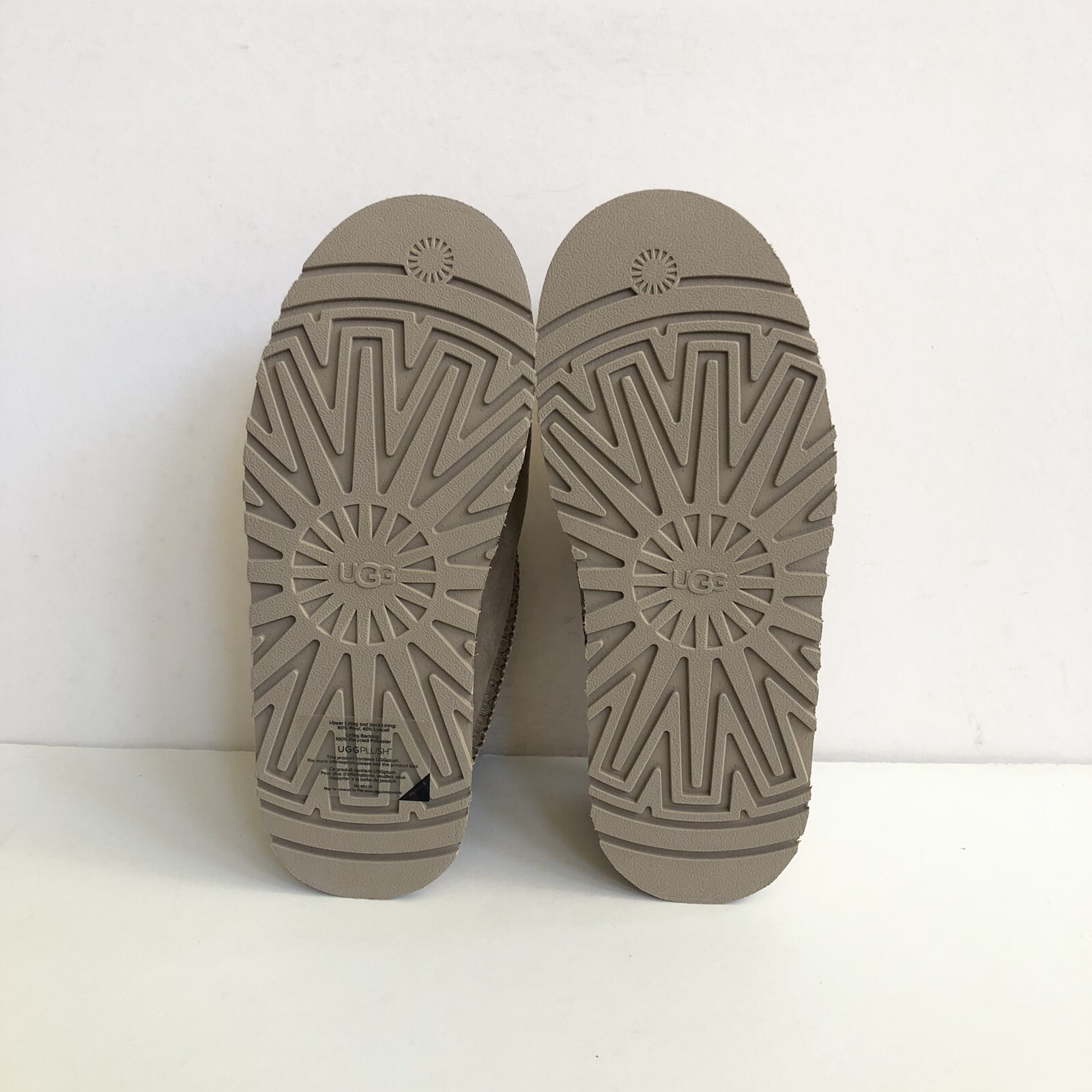 PANTOFOLA D’ORO UGG SCARPE DONNA TAZZ SENAPE SEEED SHEARLING PELLE SCAMOSCIATA PLATEAU US 10 EU 41 REGNO UK 8