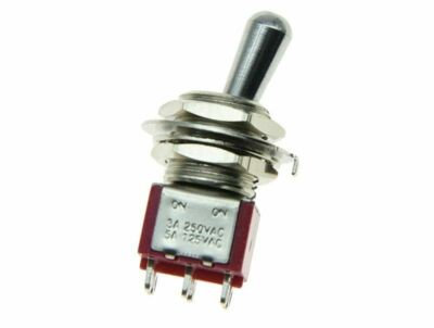 KAISH DPDT 2 Way ON ON Toggle Switch Sealed Fat Bat Toggle Amplifier Switch