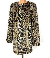 Save The Queen Magnifique Manteau léopard en fourrure