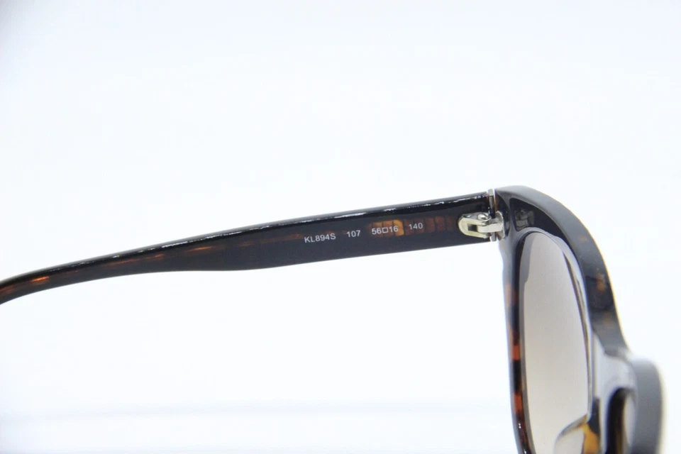 KARL LAGERFELD KL 894S 107 黑色哈瓦那正品太阳镜 56-16 — 第 3/4 张图片