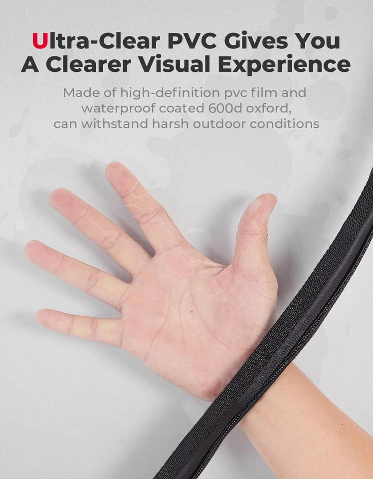 Cubierta de toldo UTV cabina cabina gabinete para Kawasaki Mule 600 610 2005-2016 4x4 XC Foto 3 de 4