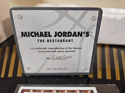 Michael Jordan's The Restaurant emissione e riproduzione autentica - /5000 con COA - Foto 8 di 9