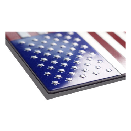 2X Waterproof 3D American Flag Emblem Metal Sticker Badge Decal Car Decor Red - Picture 2 of 10