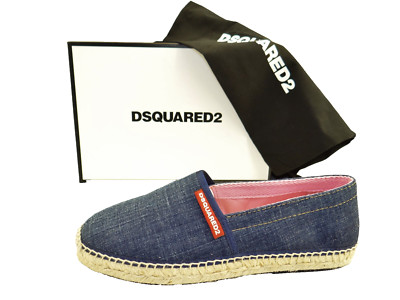 Dsquared2 Espadrilles Flacher Schuh Sneaker Slipper denim Damen Schuhe Gr.37