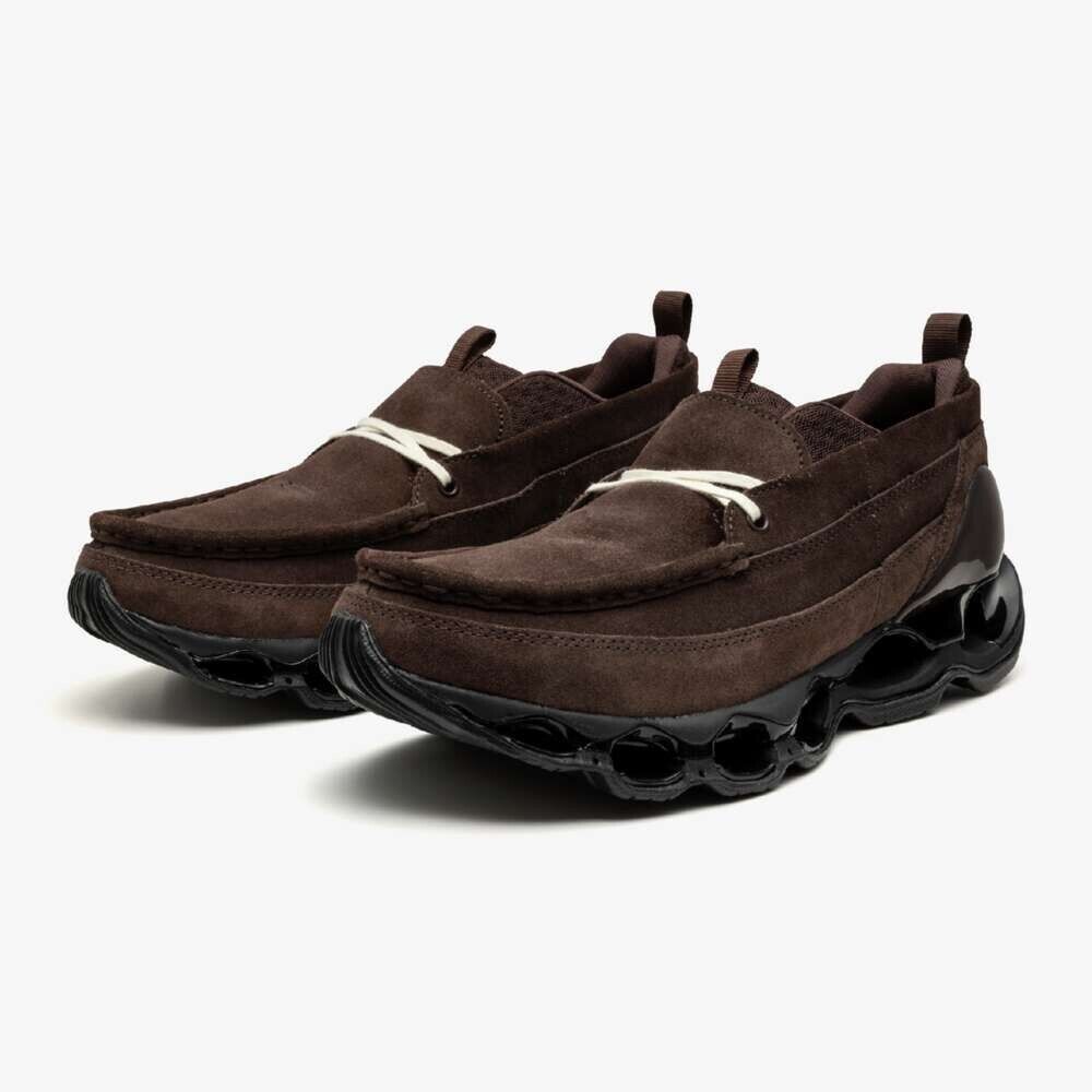 Mizuno Wave Prophecy Moc Suede Brown D1GD243602 Men's Size Mizuno Wave Prophecy Moc Suede Brown D1GD243602 Men's Size