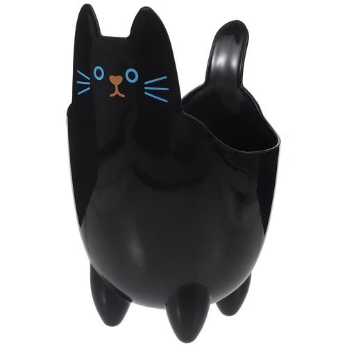 Katzenförmiger Mülleimer Design Mülleimer Schreibtisch Bleistifthalter Papierkorb Mini Tischplatte - Bild 1 von 12