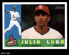 2009 Topps Heritage #584 Julio Lugo Cardinals 8 - NM/MT
