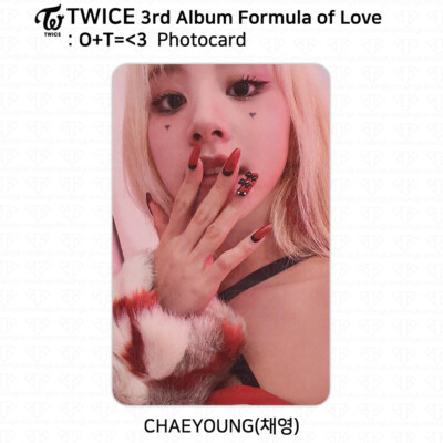 TWICE 3rd Album Formula of Love : O+T= 3 Official Photocard