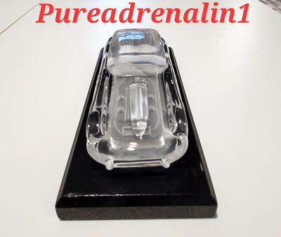 Jaguar Clear Crystal Glass Model Car Paperweight | eBay