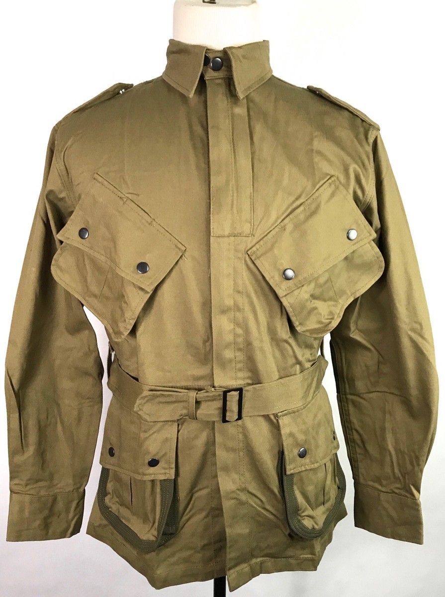 US WWⅡ COAT PARACHUTE JUMPER 1942 M42 Original U.S. WWII M1942 Paratrooper Jump Jacket with