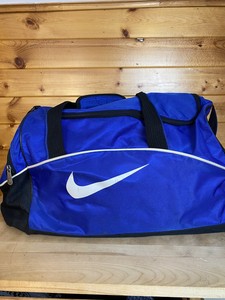 blue nike duffel bag