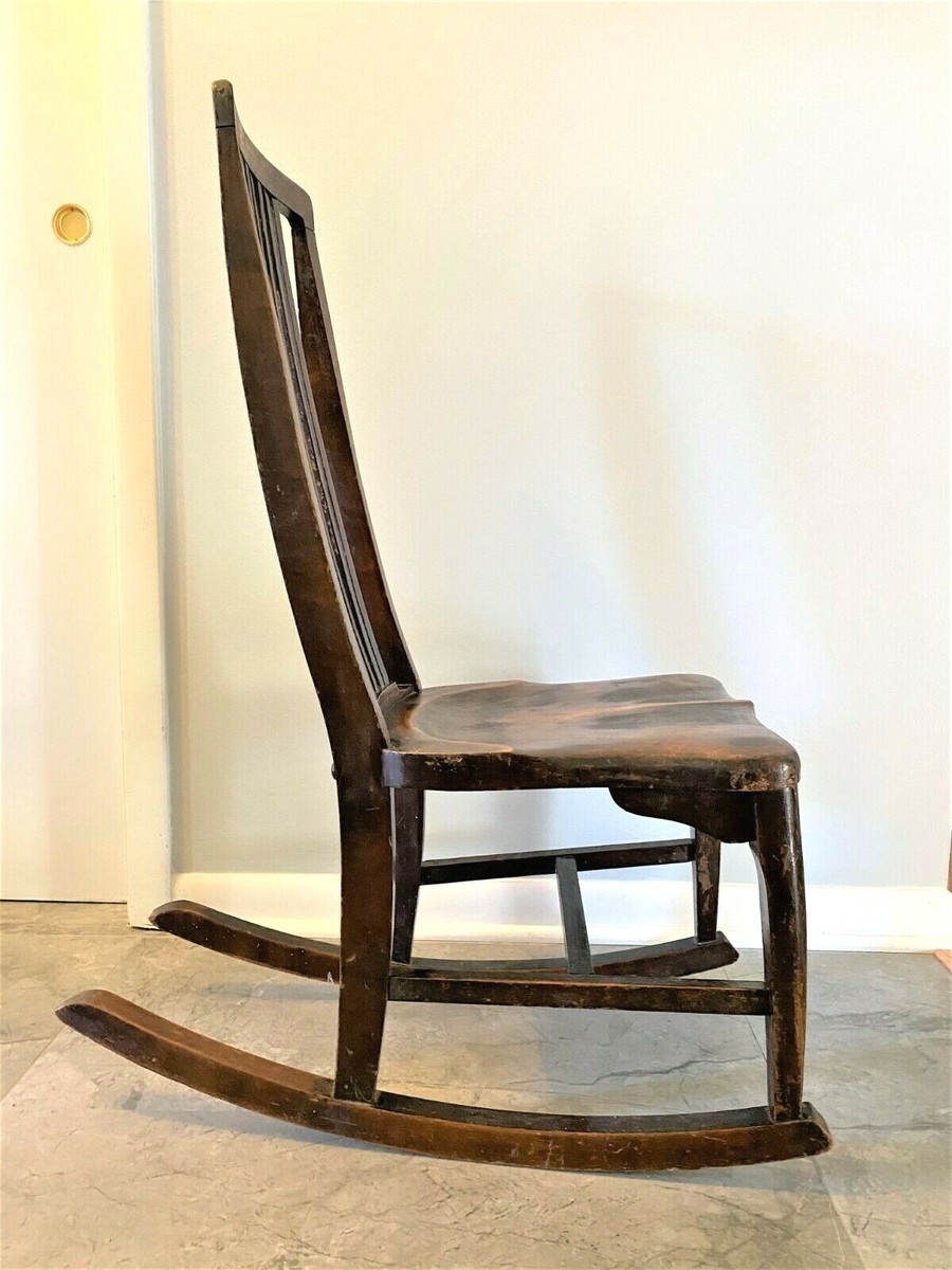 ORIGINAL/ANTIQUE SIKES COMPANY ROCKING CHAIR | eBay