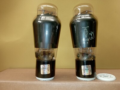 LA RADIOTECHNIQUE RT PAIR OF R120 TRIODE NOS-TEST ON METRIX 310TR AND AMP aa