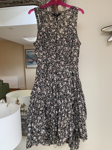 All Saints Ditzy Ezra Floral Dress Size 8 VGC - Afbeelding 1 van 8