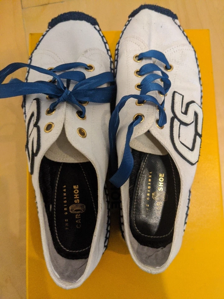 CAR SHOE Canvas Summer Bianche 37 NUOVE CON SCATOLA - Imagen 4 de 4