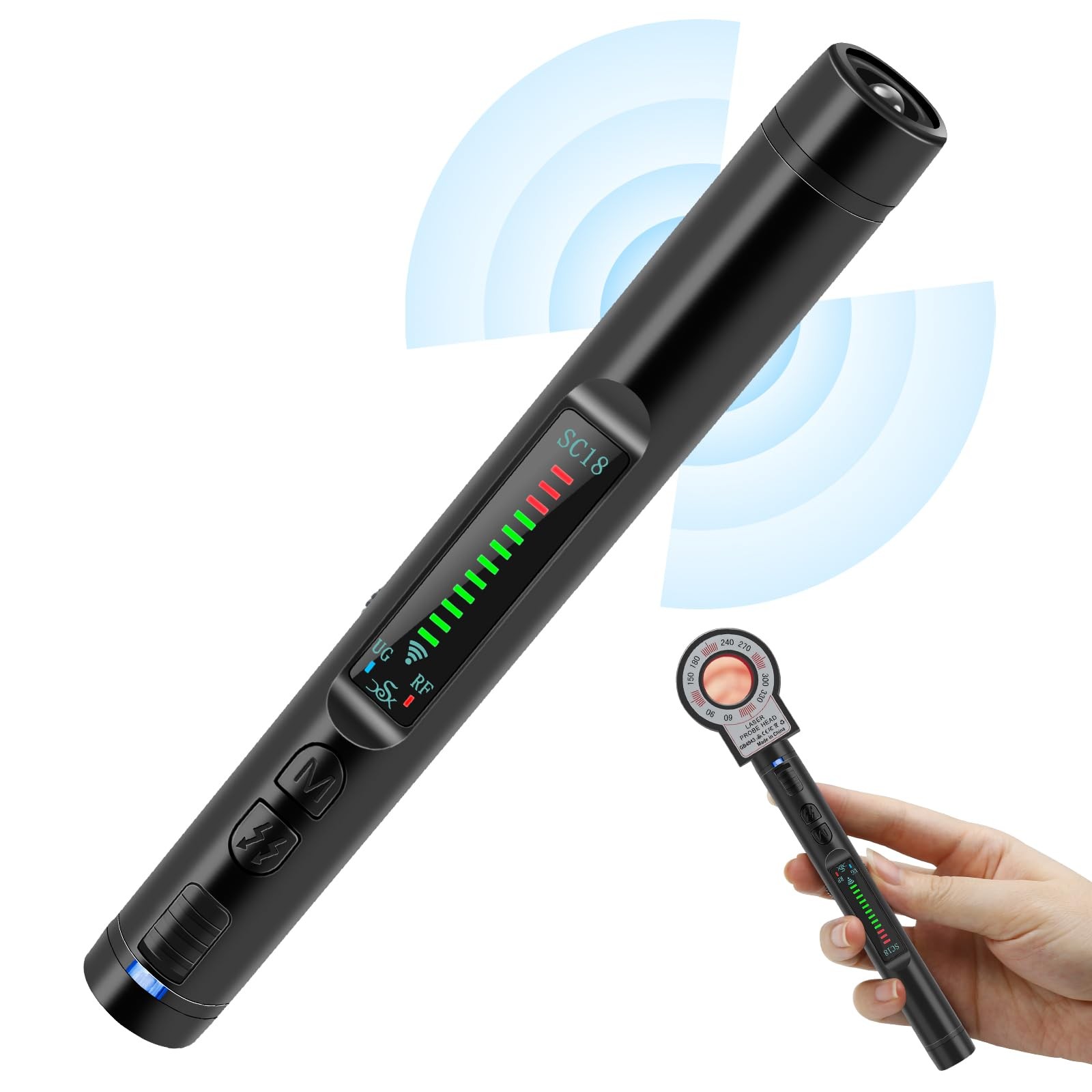 Yadayuki Rilevatore Microspie e Telecamere Nascoste: Protezione Privacy RF
