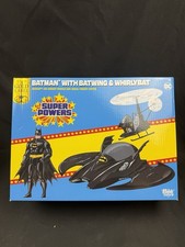 McFarlane DC Super Powers Gold Label Batman with Batwing & Whirlybat NIB