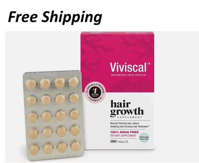 Viviscal Maximum Strength Womne's Hair Supplements -180 Tablets
