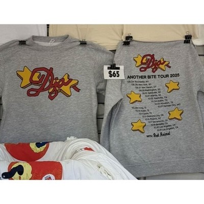 DJO Another Bite Tour 2025 All Thing Go NYC Merch Crewneck Sweatshirt