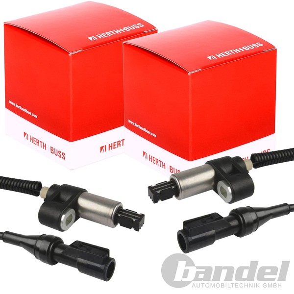 2X Herth+Buss ABS-SENSOR Raddrehzahl Hinten Links+Rechts Passend FüR KIA Shuma-image