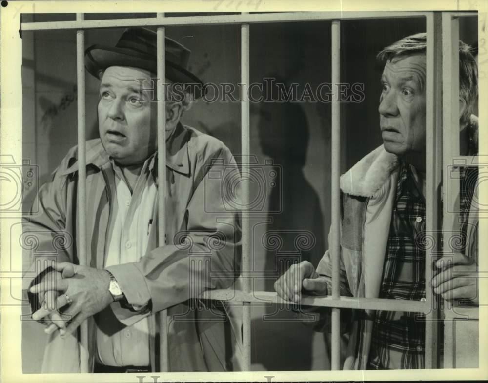 1982 Press Photo Carroll O'Connor, Allan Melvin star in 