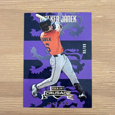 2025 Panini Crusade Walker Janek Houston Astros Purple Rookie #169 90/99