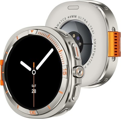Metal Case for Samsung Galaxy Watch 8 44mm Rugged Protective Bumper Cover