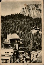 Lacul Rosu View Harghita Romania vintage postcard c370