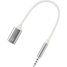 Headphone Jack Adapter, 3.5mm Male to TypeC Female Audio Cable Cord, Headphon...
