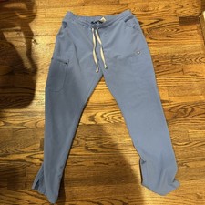 FIGS Technical Collection Medical Scrub Pants Jogger Ceil Blue Women  s SIze M