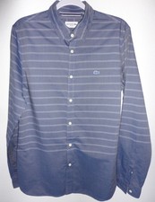 LACOSTE Men Slim Fit Long Sleeve Casual Formal Shirt Size FR 40 US M