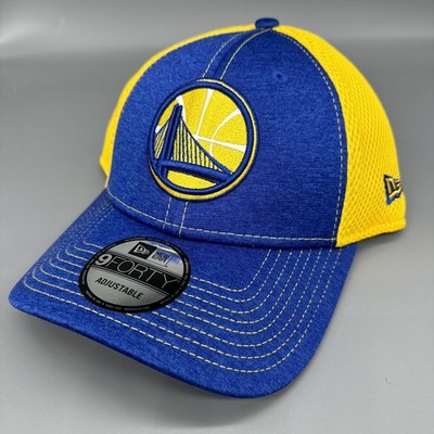 Golden State Warriors 9FORTY Neo Adjustable Strapback Navy Blue/Red Hat Cap NWT