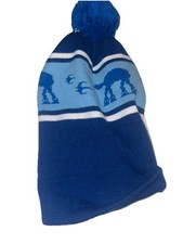 Star Wars The Empire Strikes Back Hoth Beanie Blue Pom Hat AT-AT Snowspeeder