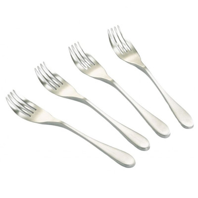 Knork Original Matte Dinner Forks 4 Piece 18/10 Stainless Steel