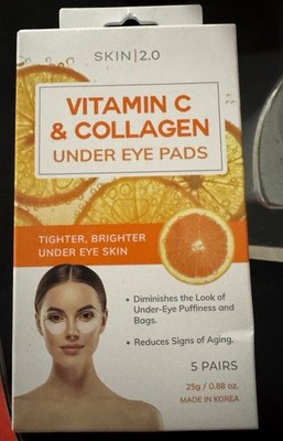 SKIN 2.0 Vitamin C Collagen Under-Eye Patches 5 Pairs 25g Puffiness & Aging