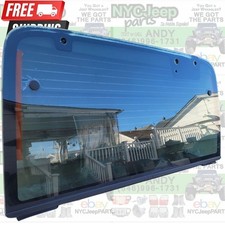 03-06 Jeep Wrangler Tj Rear Glass Liftgate For Hard Top With Tint Defrost