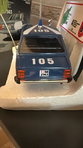 Fiat 131 polizia BBurago Burago 1/24 serie HAT HOBBIES AND TOYS in box! - Foto 6 di 9
