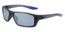 NIKE NIKE BRAZEN SHADOW FJ1985 012 MATT GREY/SILVER 59/16/130 Unisex Sunglasses
