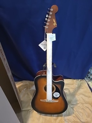 Fender California Debut Redondo CE Series Acoustic Beginner Guitar Sunburst