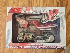 Ertl Ace Hardware 1:9 Scale Suzuki 1000 Pro Stock Drag Bike