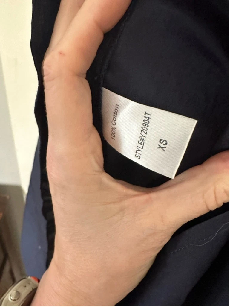 Abito Pomander Place Kenzo Blu XS 100% Cotone Nuovo con etichette