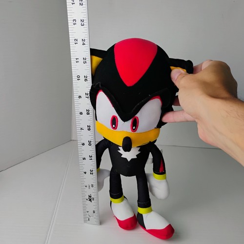 Shadow the Hedgehog 12" Stuffed Plush SEGA Licensed Sonic - Toy Factory - Picture 7 of 10