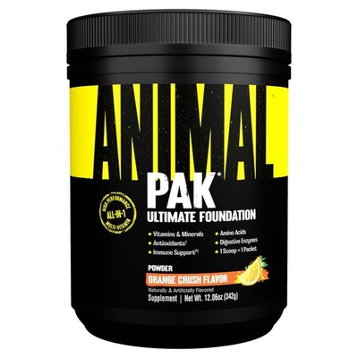 Pak Powder Orange Multivitamin Pulver für Sport & Fitness mit Vitamin B Komplex