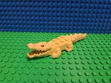 LEGO Tan Alligator Minifigure Crocodile 70419 Animal City Swamp CMF Lot Rare HTF
