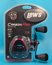 Lew's Carbon Fire Baitcast Reel Right Handed CF1SHG2C Gear Ratio 7.5:1