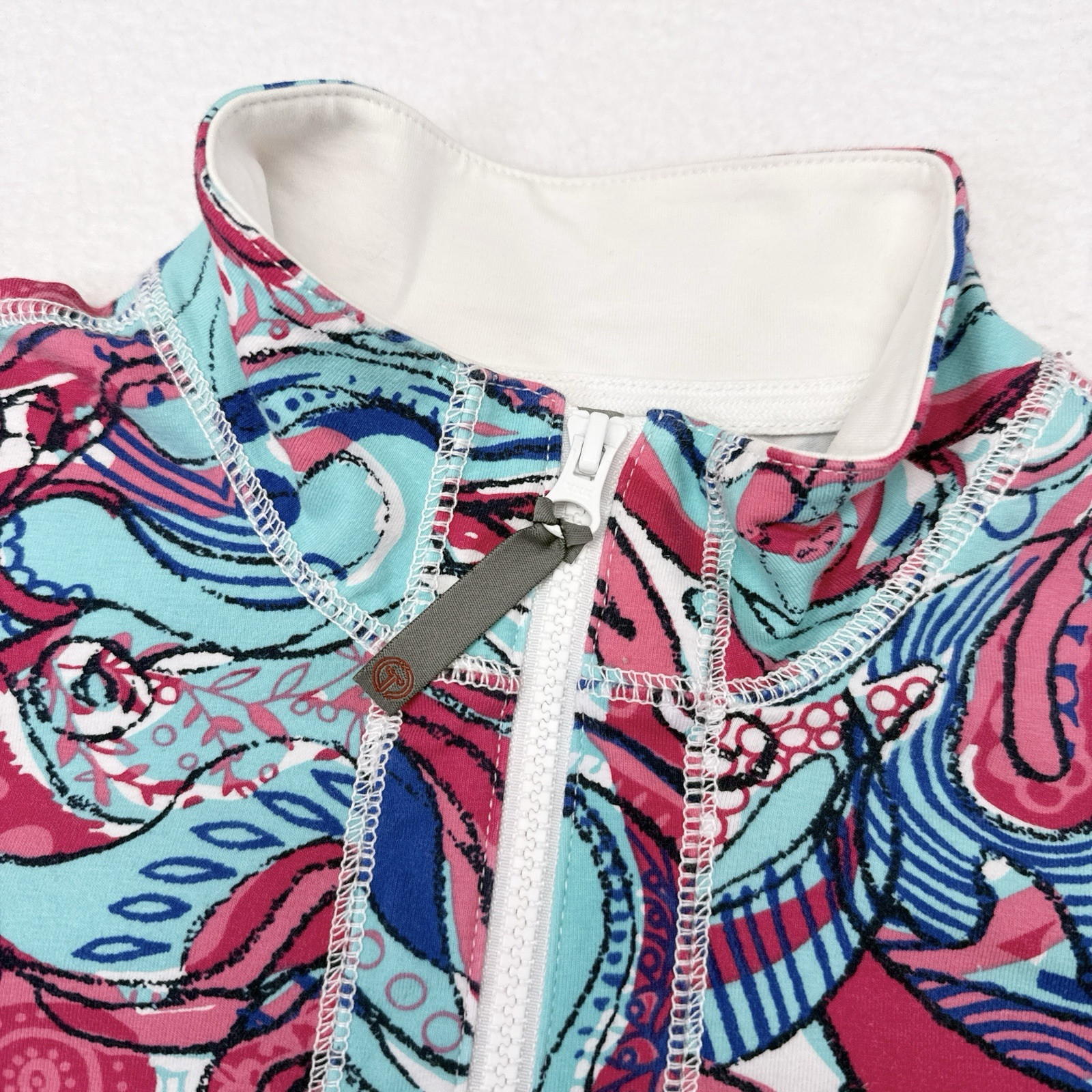 Talbots Jacket Medium Petite Performance Coastal … - image 4