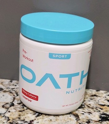 Oath Sport Pre-workout Powder Supplement Coco Razz 10.25 Oz Caffeine+Creatine