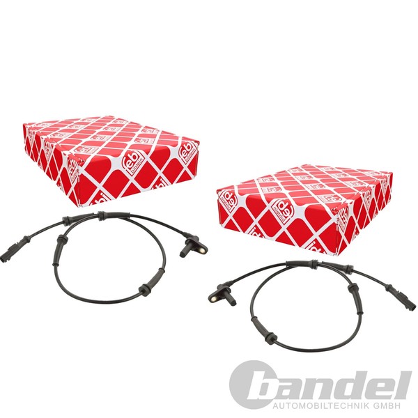 2X febi bilstein ABS-SENSOREN Hinten Beidseitig Passend FÜR Dacia Duster-image
